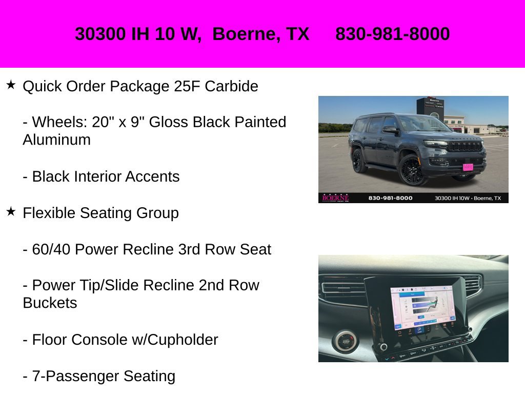 Used 2023 Jeep Wagoneer Series II AWD/4WD image 20