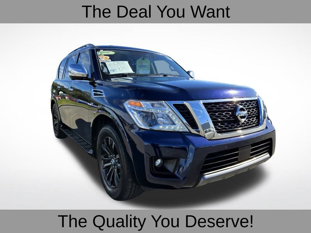 Used 2019 Nissan Armada Platinum w/ Captain's Chairs Package image 1