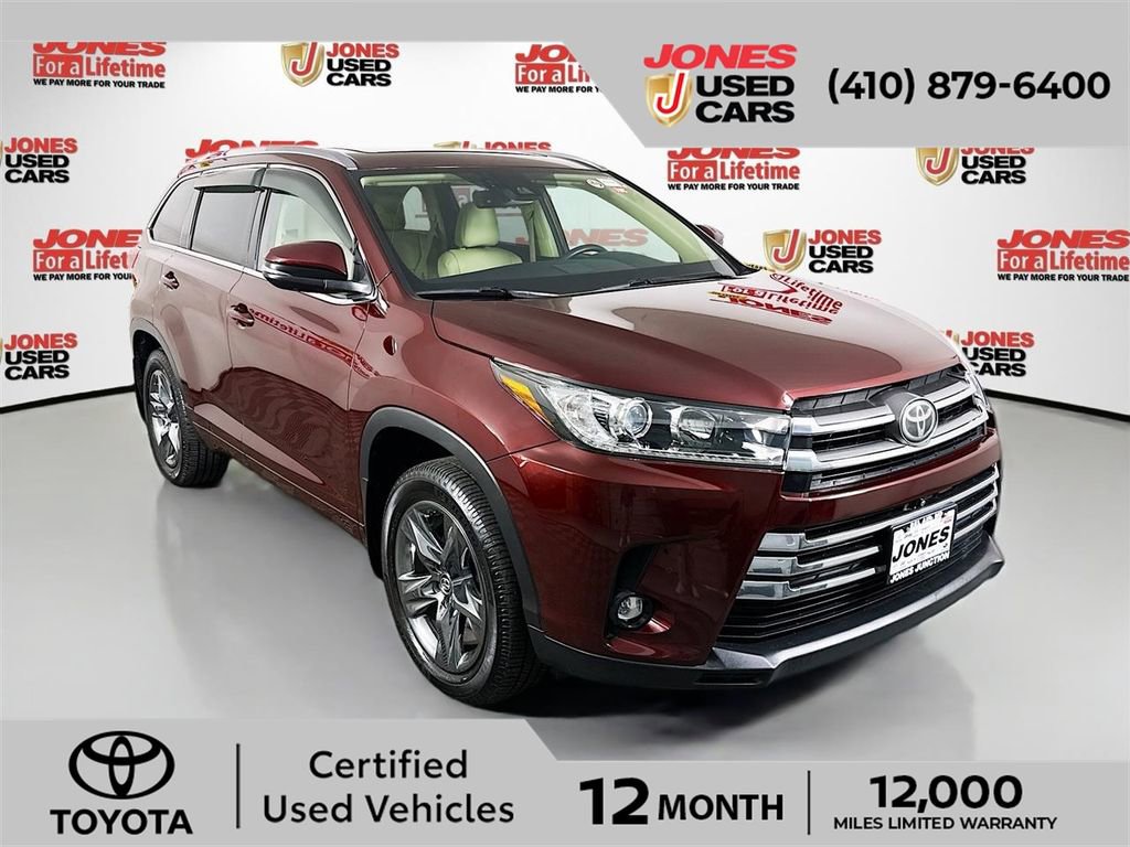 Certified 2019 Toyota Highlander Limited Platinum AWD/4WD image 1