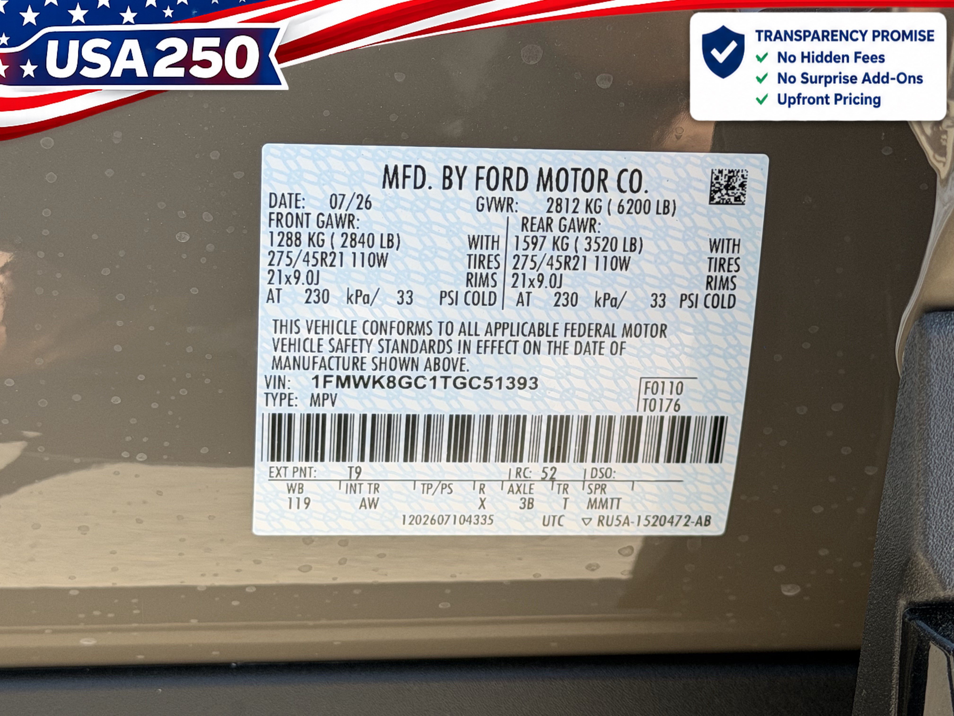 New 2026 Ford Explorer ST w/ Sun And Sound Package AWD/4WD image 27