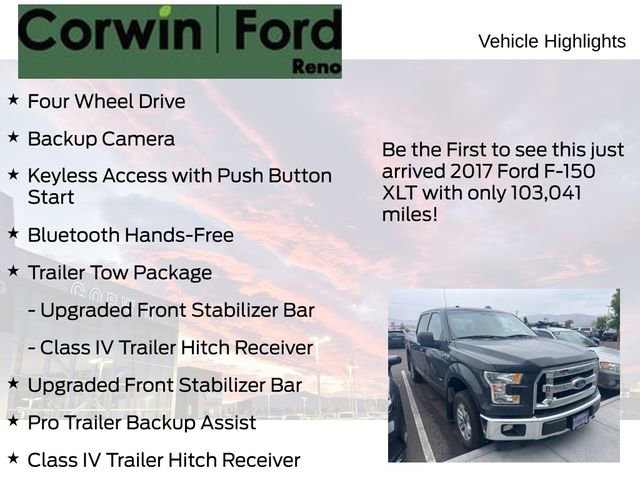 Used 2017 Ford F150 XLT w/ Equipment Group 301A Mid AWD/4WD image 4