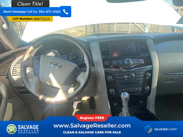 Used 2012 INFINITI QX56 2WD w/ Deluxe Touring Pkg image 12