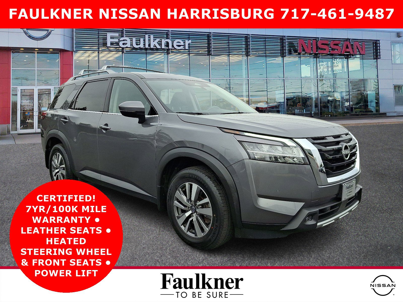 Certified 2023 Nissan Pathfinder SL w/ Lighting Package (N92) image 1