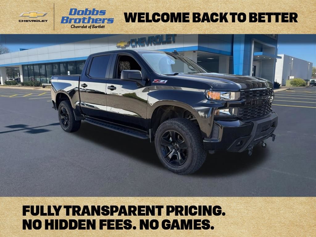Used 2021 Chevrolet Silverado 1500 Custom Trail Boss AWD/4WD image 1