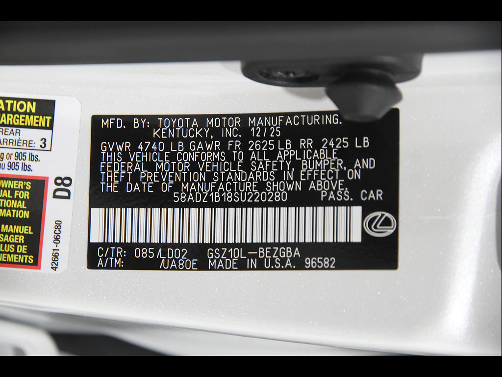 Certified 2025 Lexus ES 350 w/ Premium Package FWD image 23