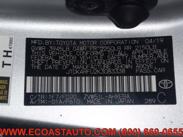 Used 2019 Toyota Prius LE FWD image 20