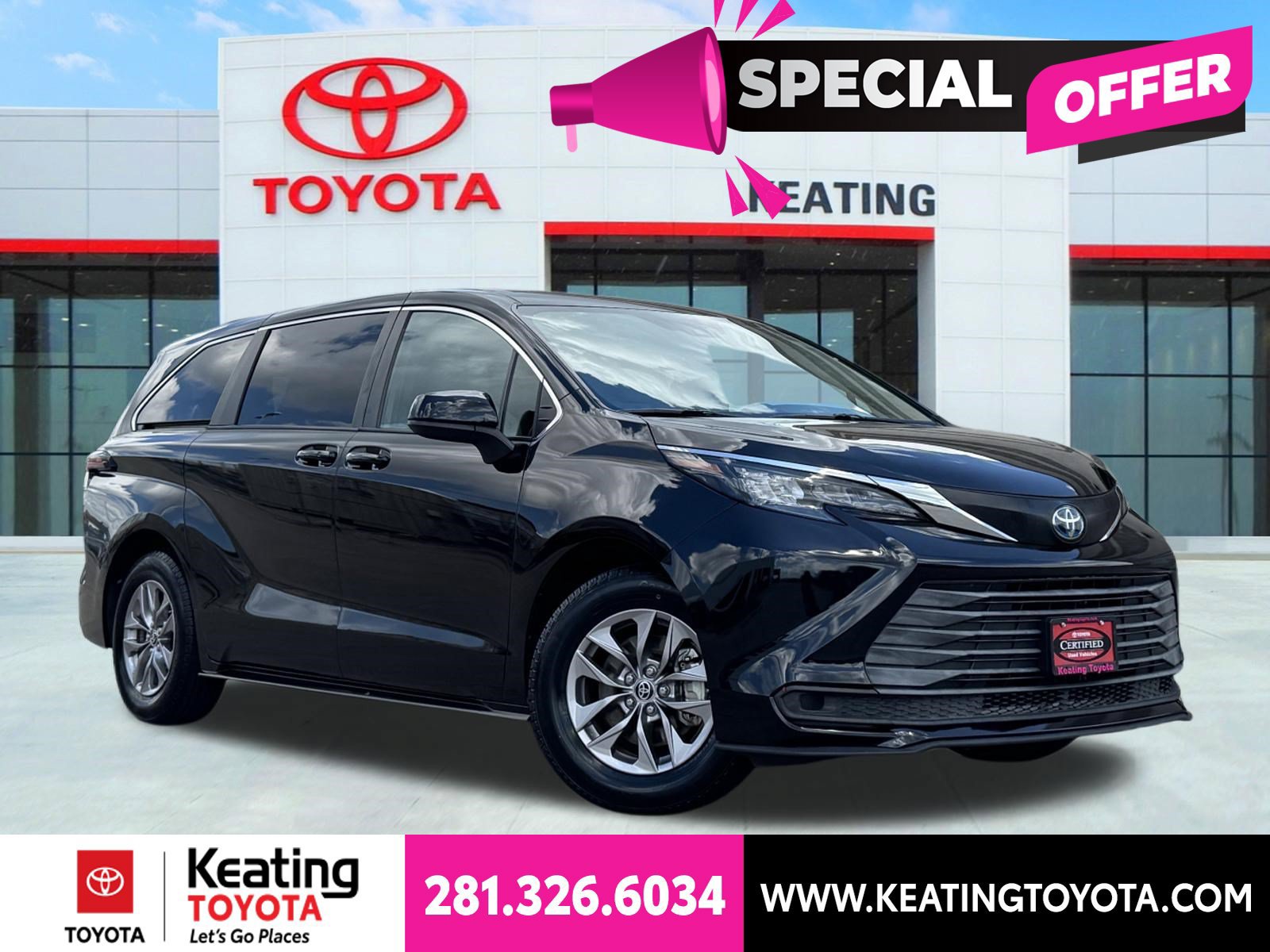 Certified 2025 Toyota Sienna LE