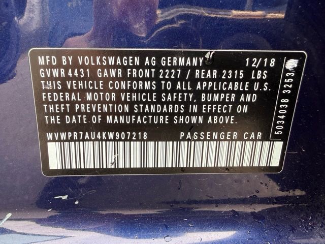 Used 2019 Volkswagen e-Golf SEL Premium image 15