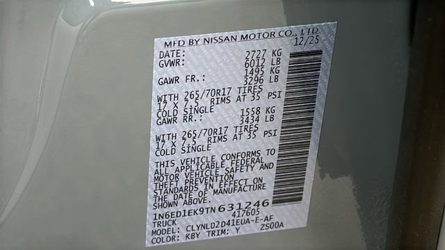 New 2026 Nissan Frontier PRO-4X w/ Pro Premium Package image 30