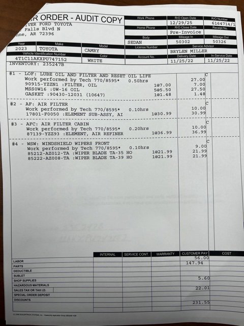 Used 2023 Toyota Camry LE image 17