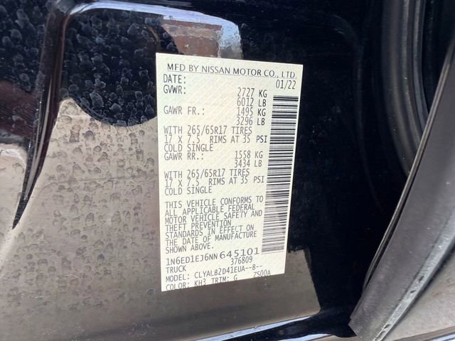 Used 2022 Nissan Frontier SV image 22