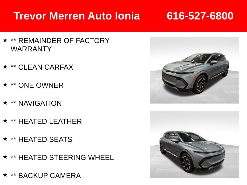 Used 2024 Chevrolet Equinox EV LT w/ LPO, All-Weather Mat Package image 7