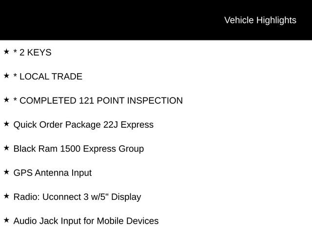 Used 2018 RAM 1500 Express w/ Black Ram 1500 Express Group RWD image 5