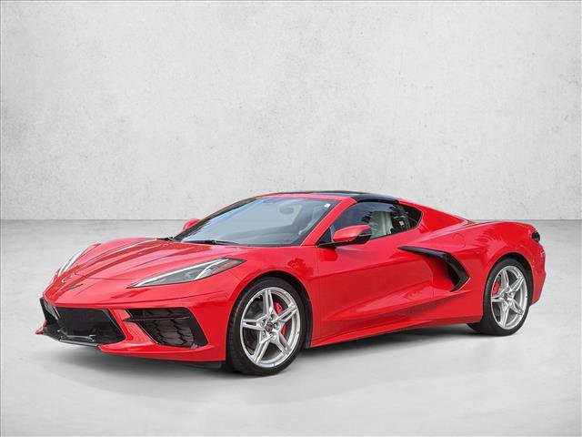 Used 2021 Chevrolet Corvette Stingray Coupe w/ Engine Appearance Package RWD image 6