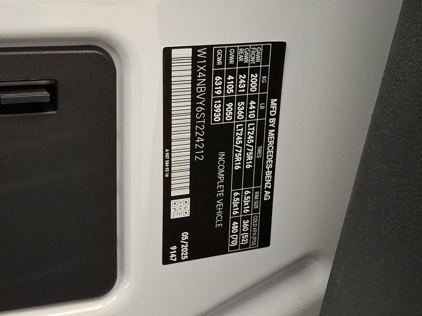 New 2025 Mercedes-Benz Sprinter 2500 image 20