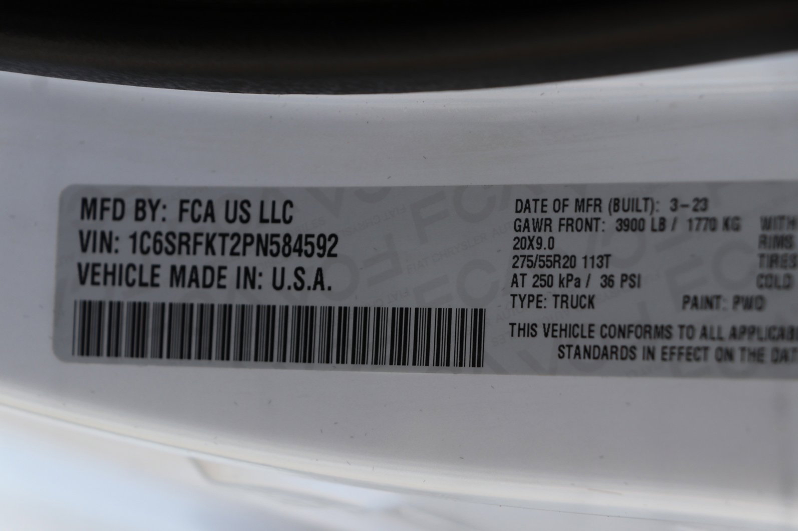 Used 2023 RAM 1500 Limited w/ Body Color Bumper Group image 36