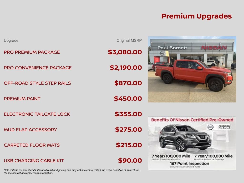 Certified 2025 Nissan Frontier Pro-X w/ Pro Premium Package image 9