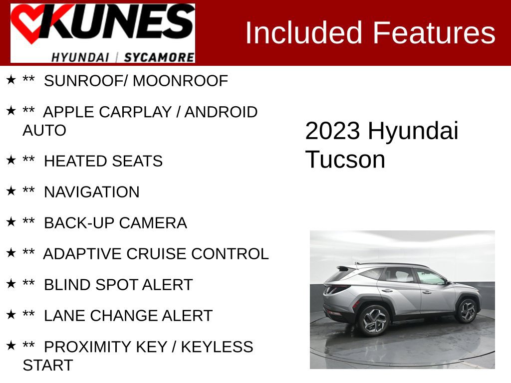 Used 2023 Hyundai Tucson SEL w/ Cargo Package AWD/4WD image 2