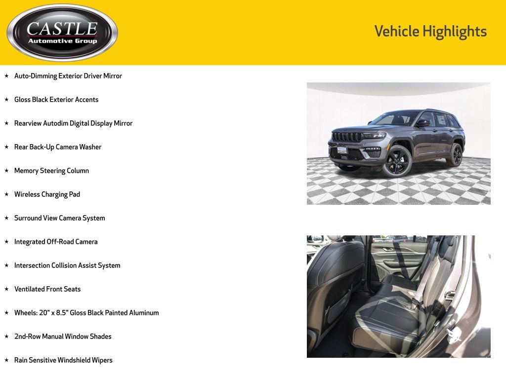 New 2025 Jeep Grand Cherokee Limited w/ Luxury Tech Group II image 6