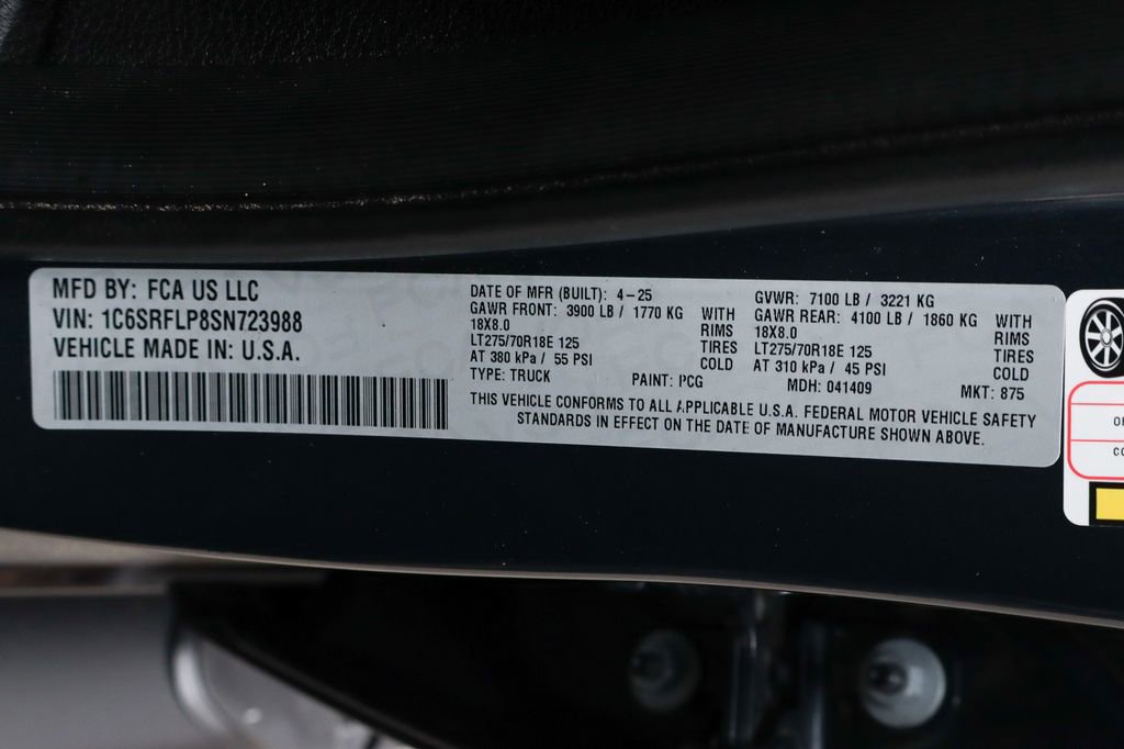 Used 2025 RAM 1500 Rebel w/ Advanced Safety Group II AWD/4WD image 61