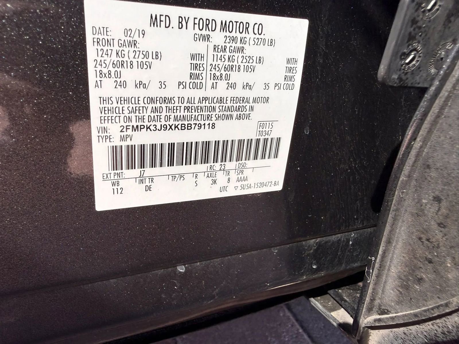 Used 2019 Ford Edge SEL FWD image 20