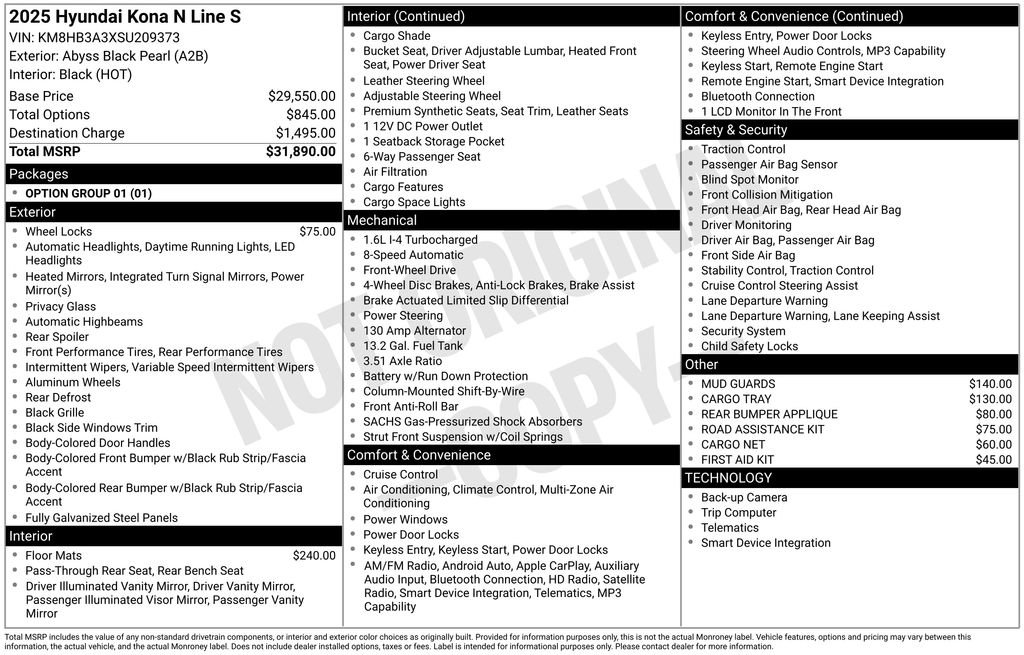 Used 2025 Hyundai Kona N Line S image 31