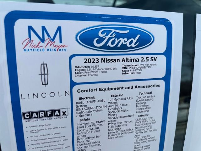 Used 2023 Nissan Altima 2.5 SV image 26