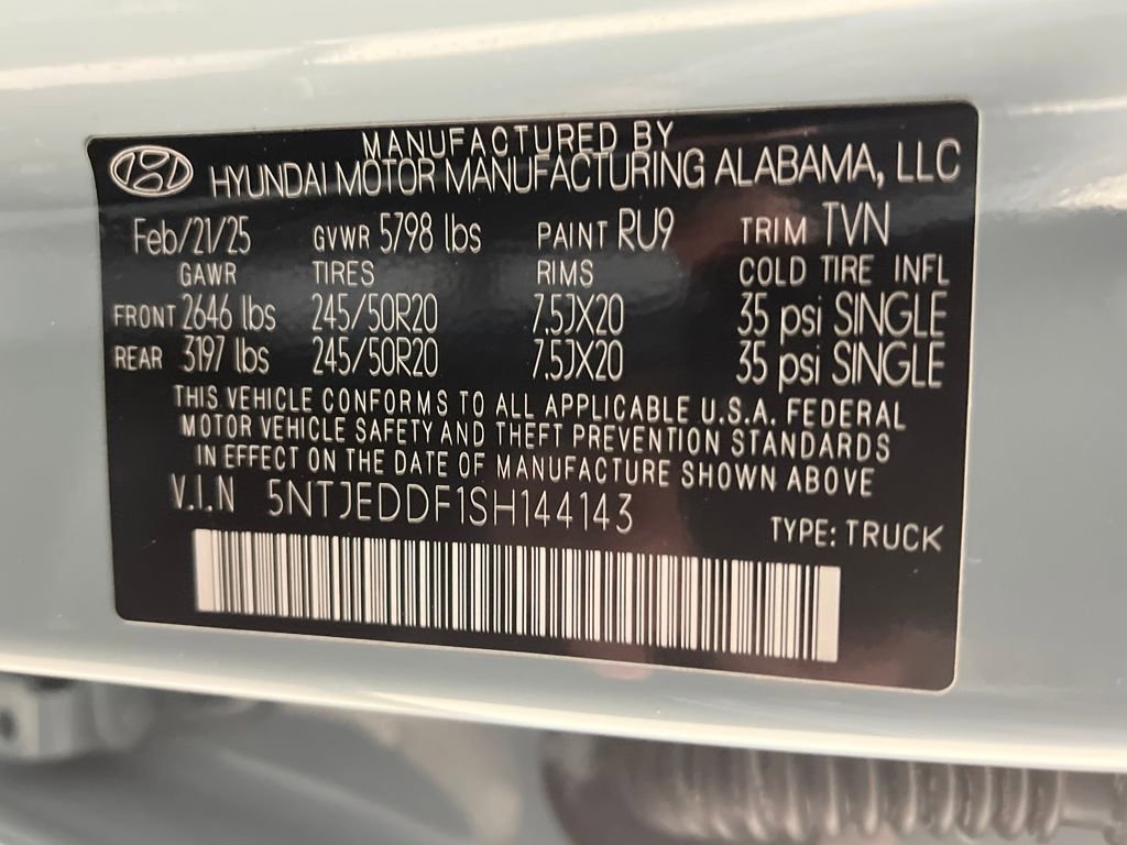 Used 2025 Hyundai Santa Cruz Limited AWD/4WD image 33