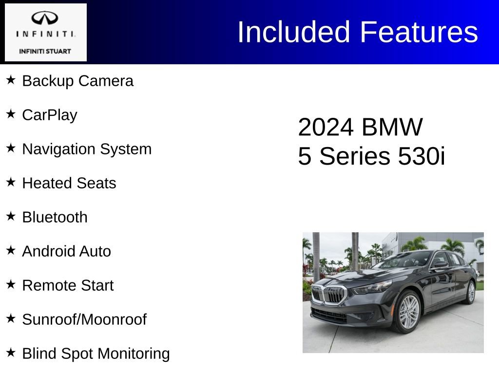 Used 2024 BMW 530i w/ M Sport Package image 2
