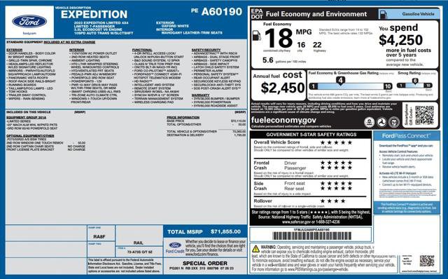 Used 2023 Ford Expedition Limited image 3