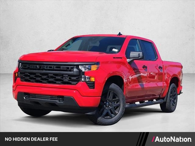 New 2026 Chevrolet Silverado 1500 Custom w/ Turbomax Blackout Package RWD image 1