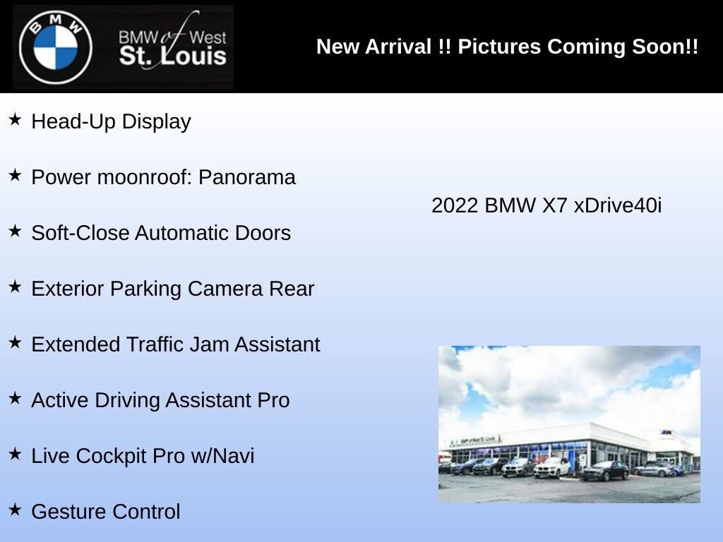 Used 2022 BMW X7 xDrive40i w/ Premium Package image 4
