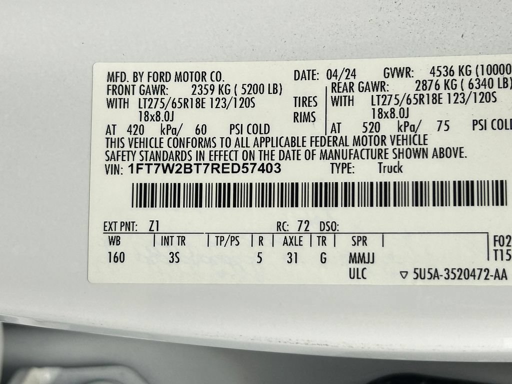 Used 2024 Ford F250 XLT AWD/4WD image 40