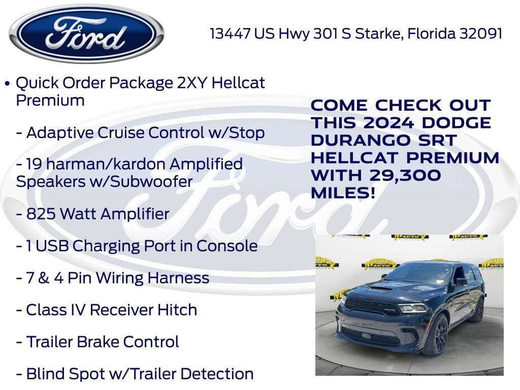 Used 2024 Dodge Durango SRT Hellcat AWD/4WD image 25