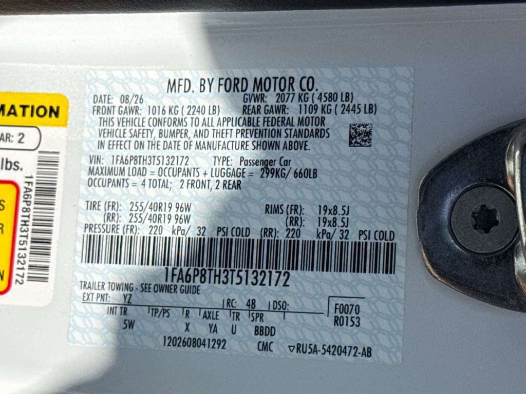 New 2026 Ford Mustang Premium RWD image 30