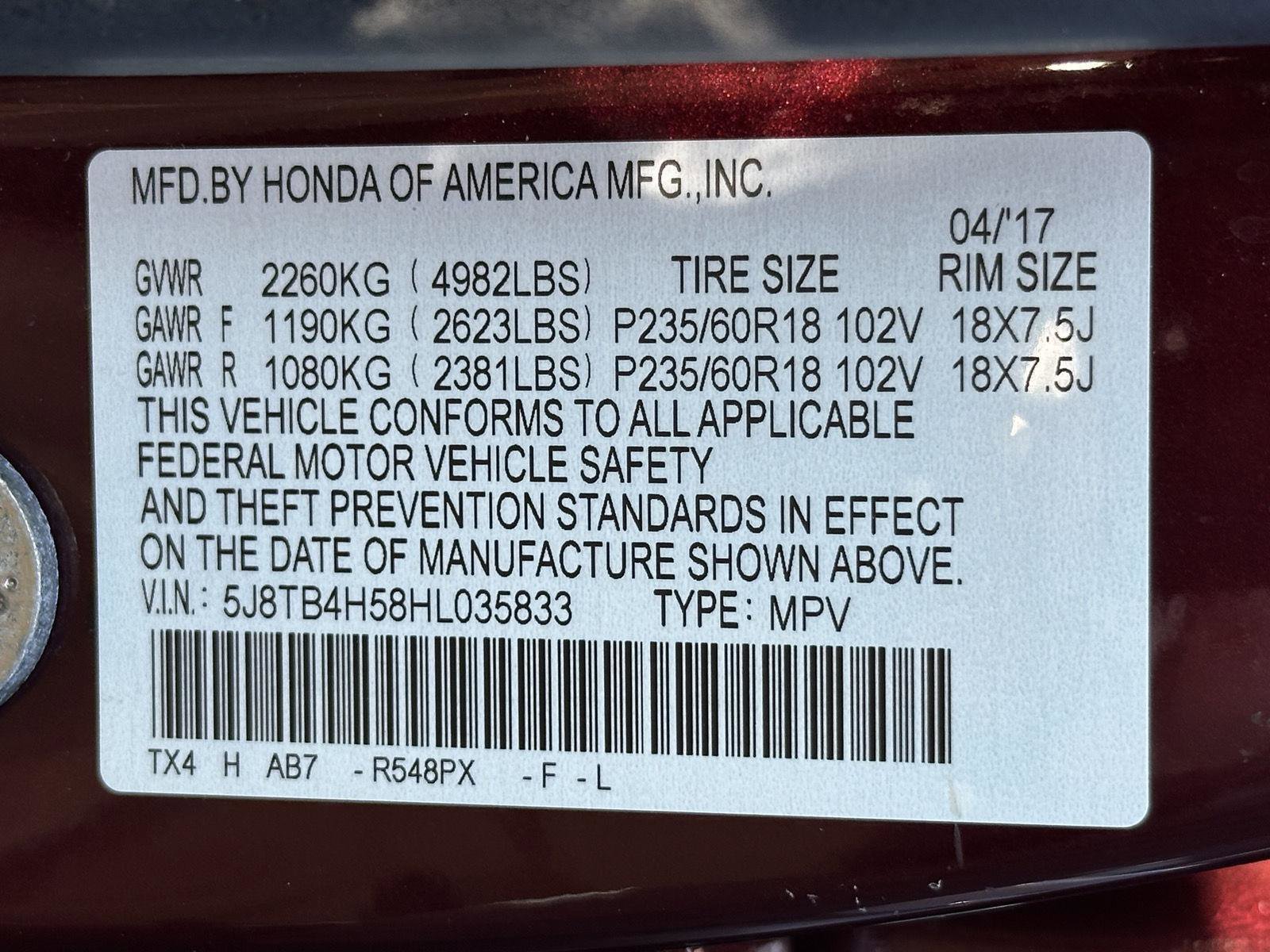 Used 2017 Acura RDX AWD w/ Technology Package image 15