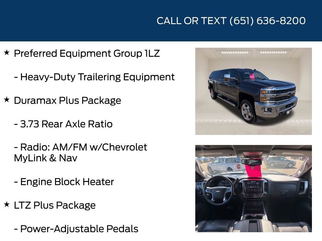 Used 2015 Chevrolet Silverado 2500 LTZ w/ Duramax Plus Package image 25