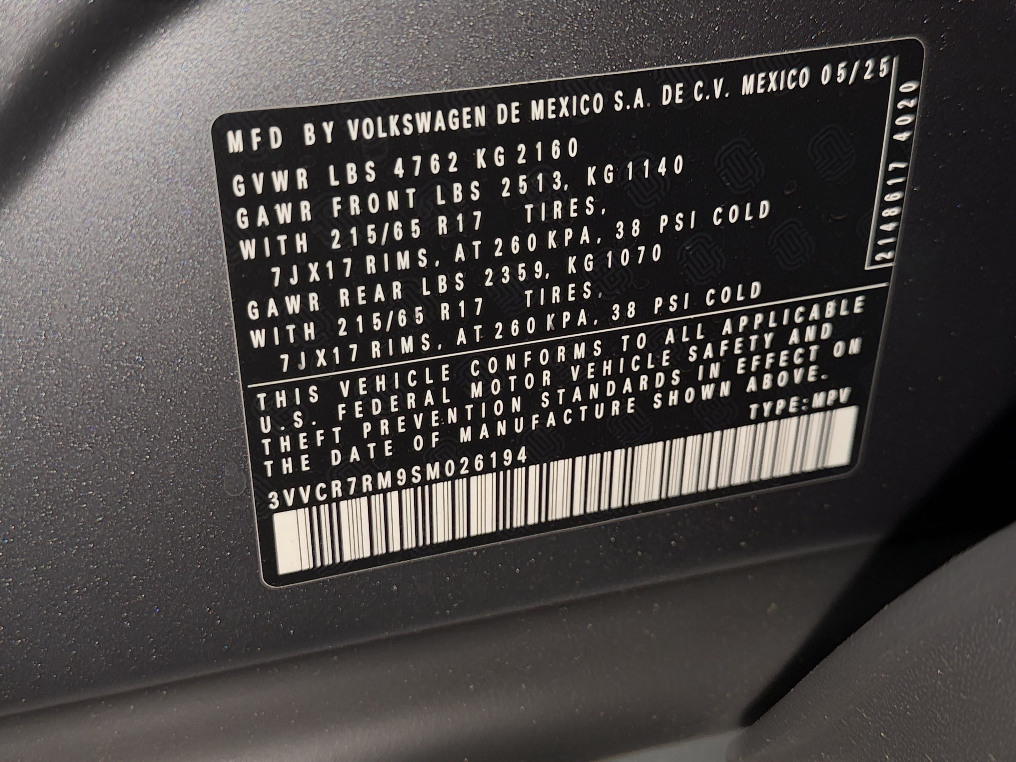 Used 2025 Volkswagen Tiguan S FWD image 27