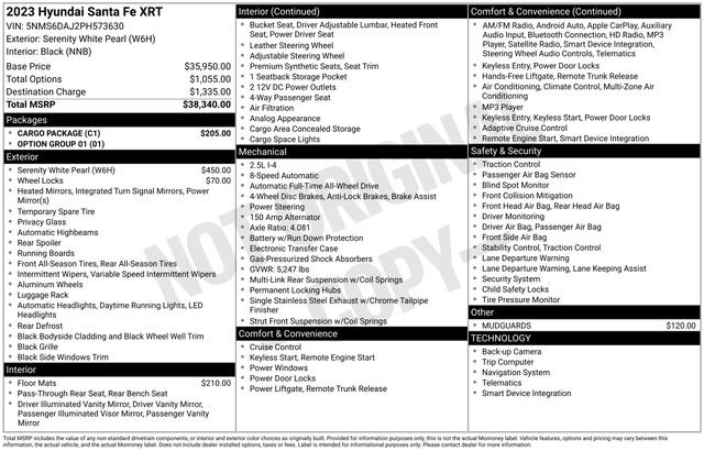 Used 2023 Hyundai Santa Fe XRT w/ Cargo Package image 5