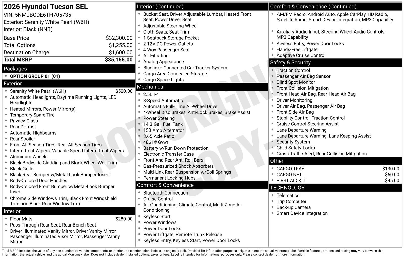 New 2026 Hyundai Tucson SEL AWD/4WD image 4