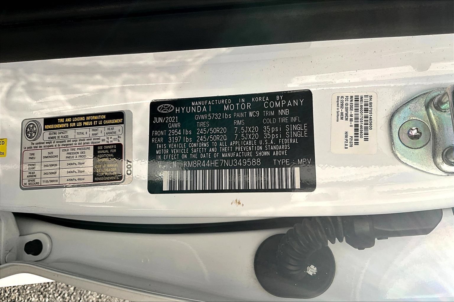 Used 2022 Hyundai Palisade SEL w/ 8P Bench Seat Package FWD image 22