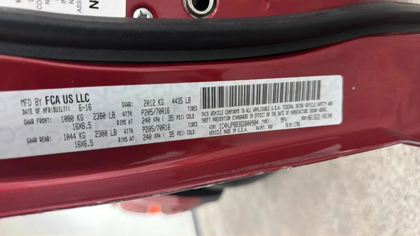 Used 2016 Jeep Patriot Sport FWD image 28