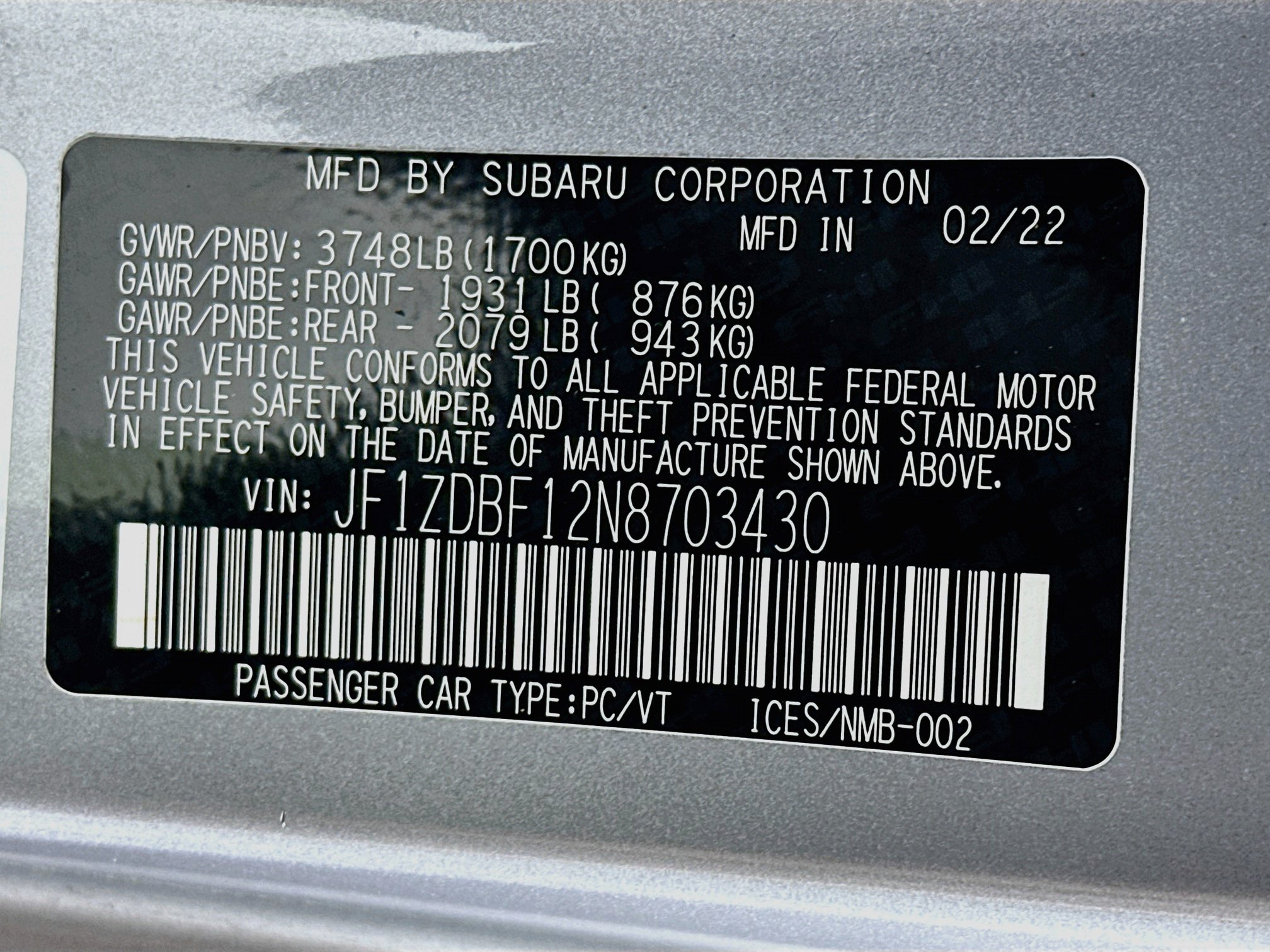 Used 2022 Subaru BRZ Limited RWD image 12