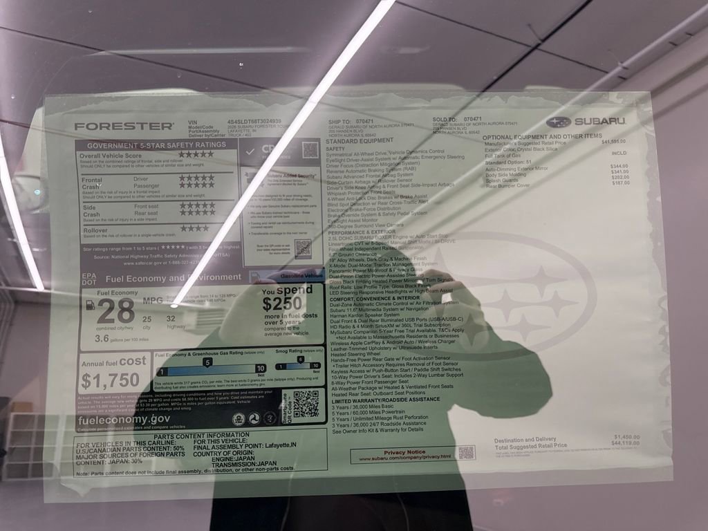 New 2026 Subaru Forester Touring image 29