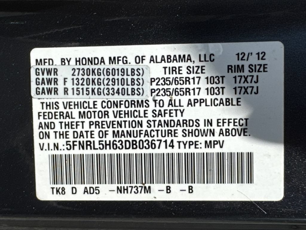 Used 2013 Honda Odyssey EX-L image 33