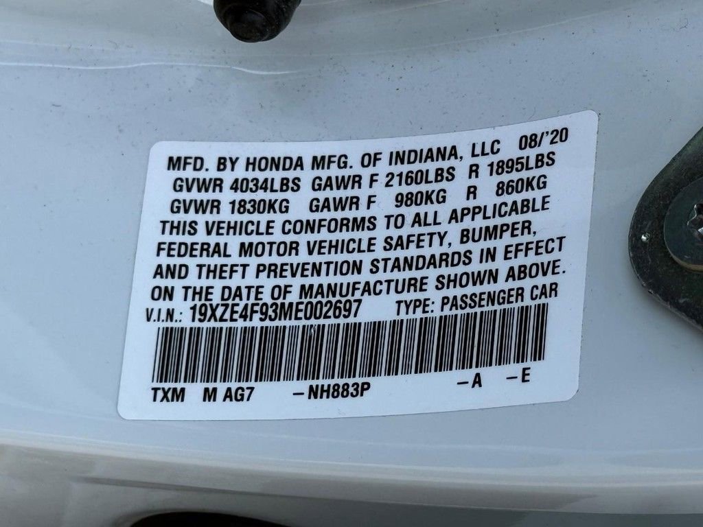 Used 2021 Honda Insight Touring image 28