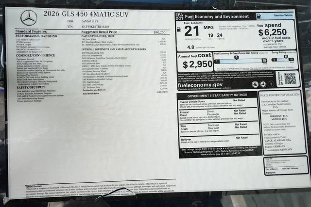 New 2026 Mercedes-Benz GLS 450 4MATIC image 31