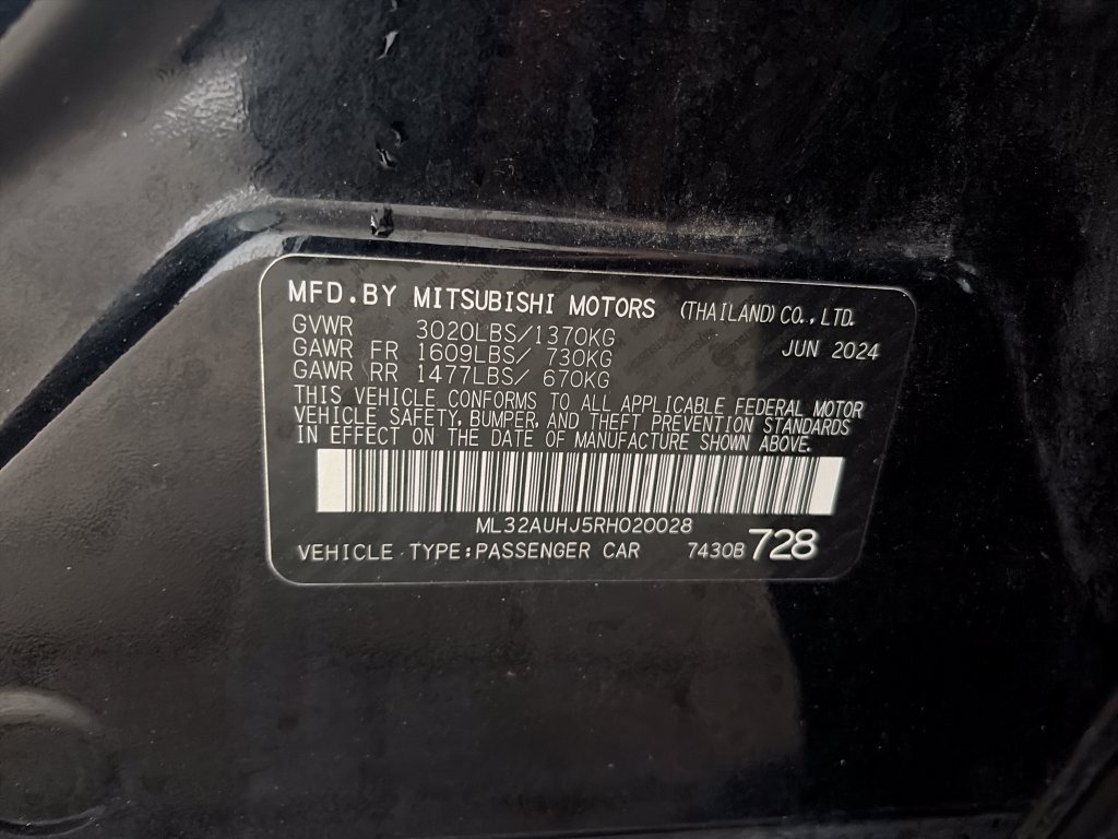 Used 2024 Mitsubishi Mirage ES FWD image 34