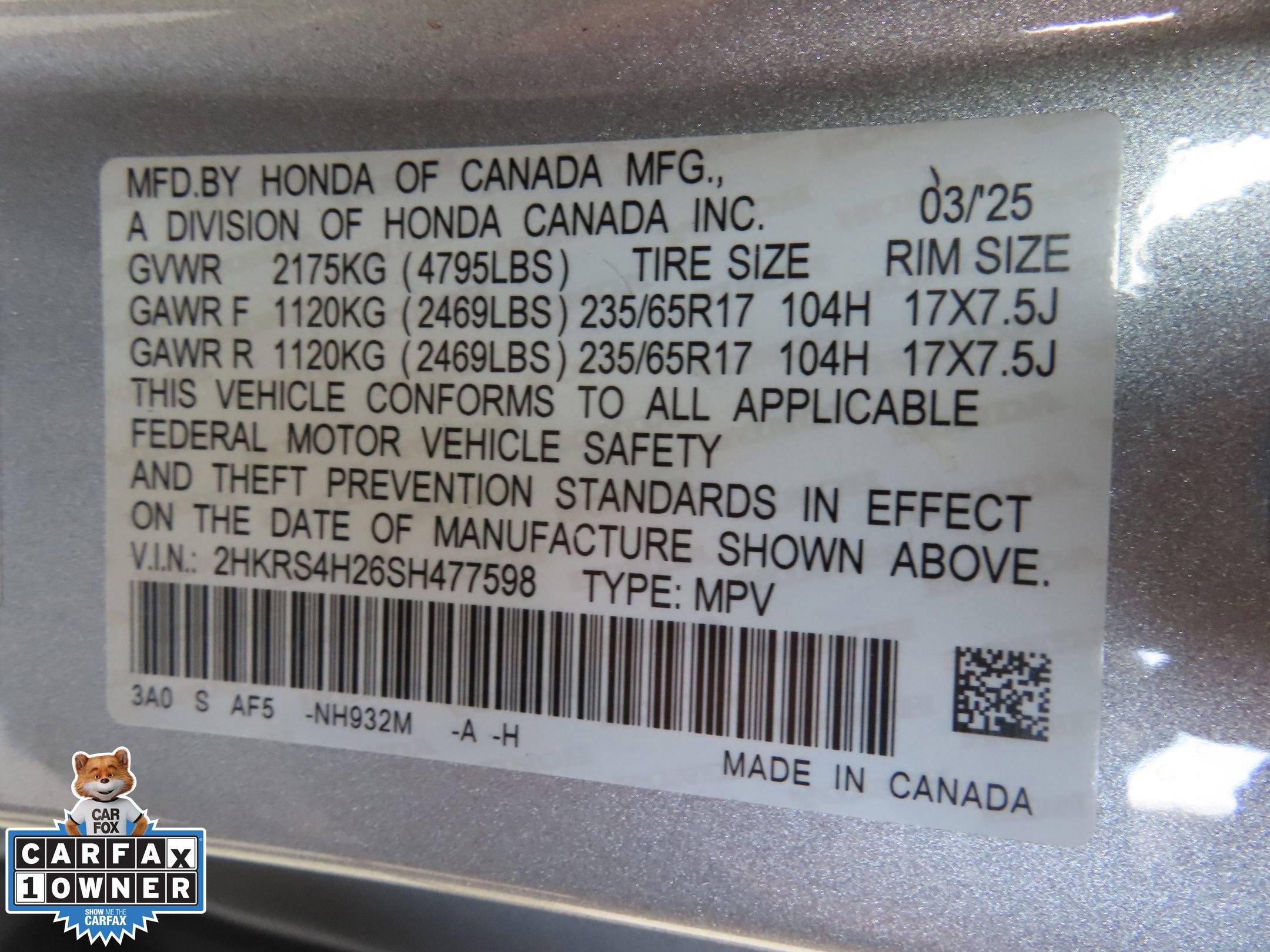 Used 2025 Honda CR-V LX image 30