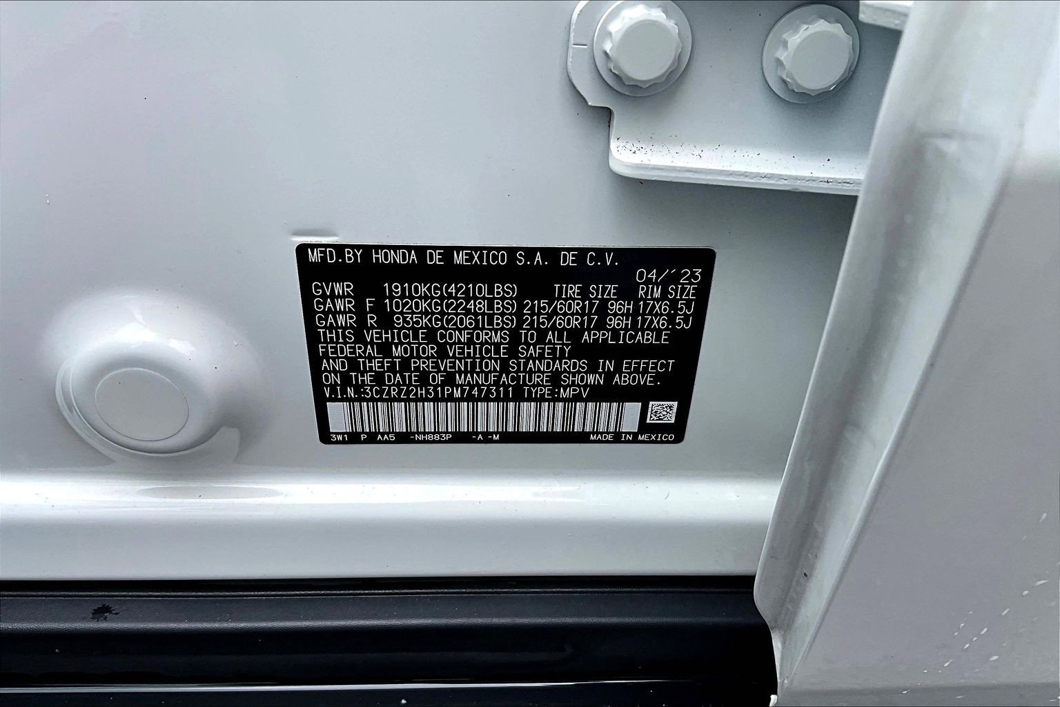 Used 2023 Honda HR-V LX image 20